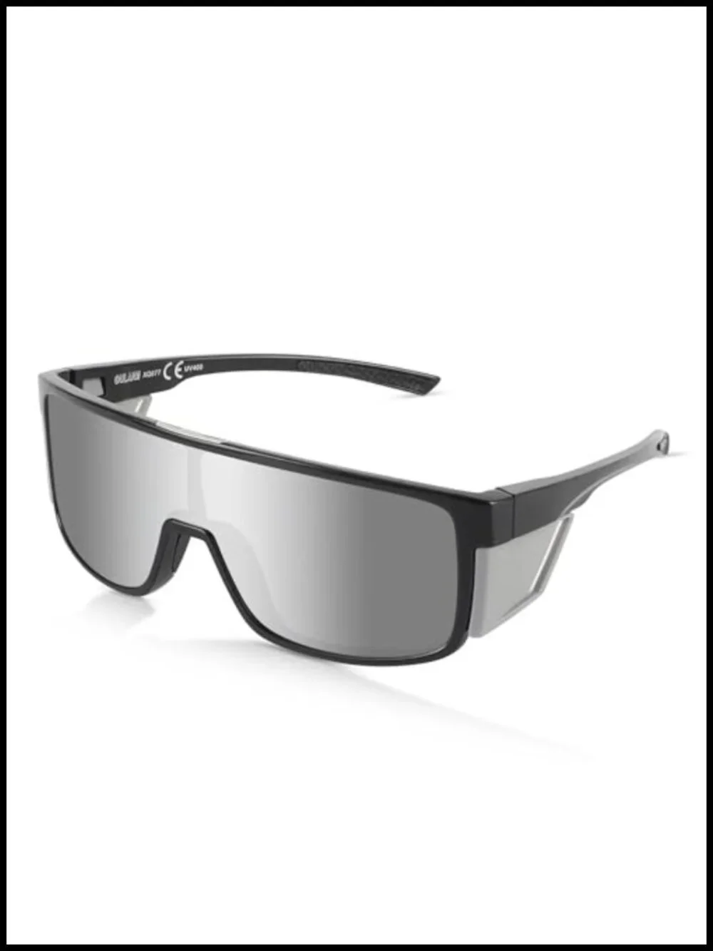 Polarized Sunglasses with Removable Side Shields UV400 Protection TR90 Sport